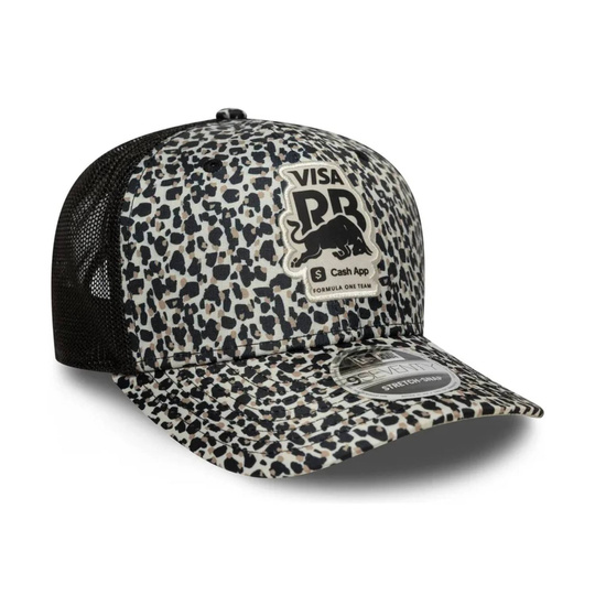 Visa Cash App RB F1 2026 Cap Leopard Trucker schwarz