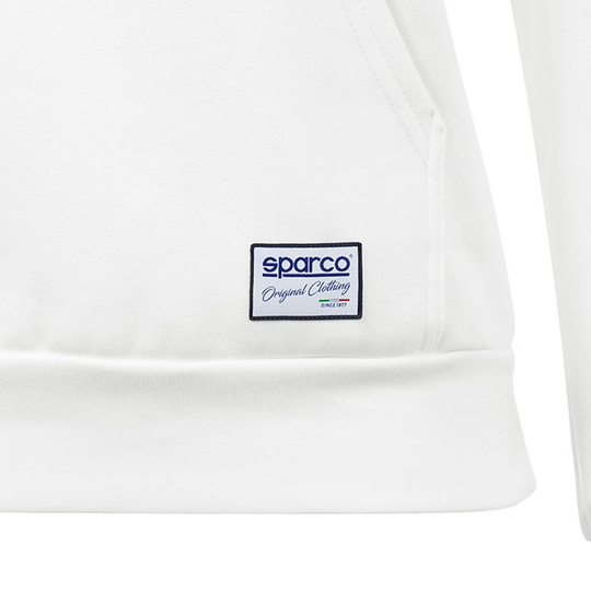 Sparco Damen Kapuzenpullover ORIGINAL weiß