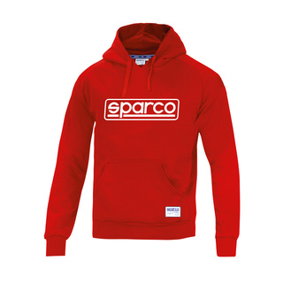 Sparco Herren Kapuzensweatjacke FRAME Rot