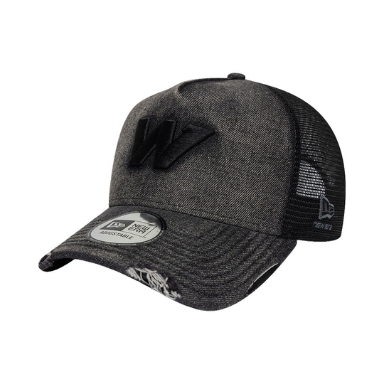 Williams F1 2026 Cap New Wave Denim Trucker schwarz