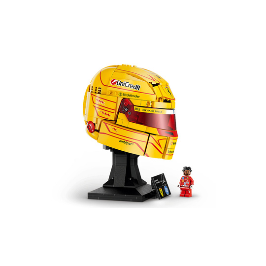 LEGO Modell des Helms von Lewis Hamilton, Scuderia Ferrari HP Lego Editions