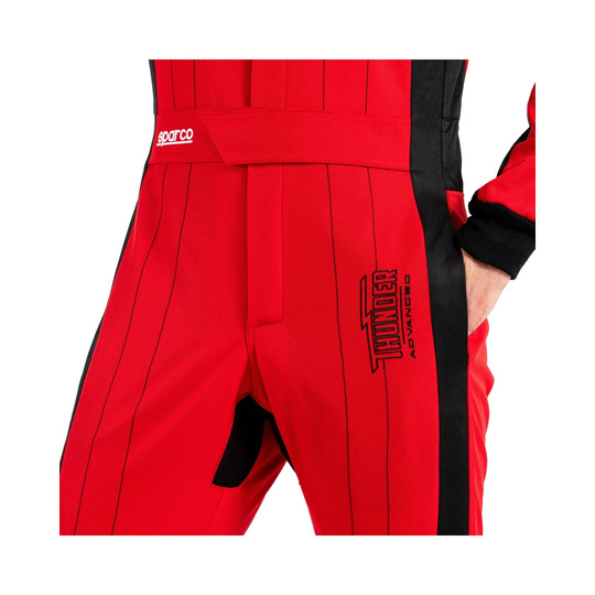 Sparco Kinder-Kartanzug Thunder rot (FIA)