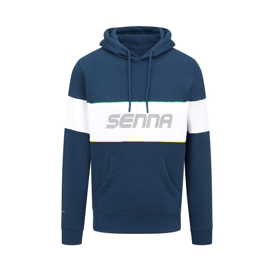 Ayrton Senna F1 Herren Kapuzensweatjacke Race