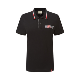 Toyota Gazoo Racing 2026 Damen Poloshirt GR Logo schwarz