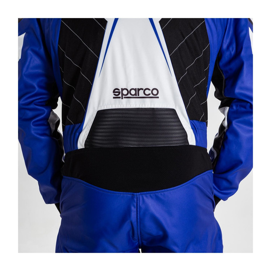 Sparco Kartoverall PRIME K MY20 Schwarz/Blau (mit homologation CIK FIA)