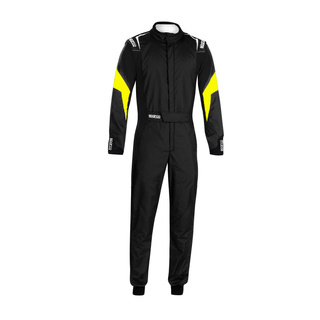 Sparco Rennanzug Competition MY22 schwarz/gelb (FIA)