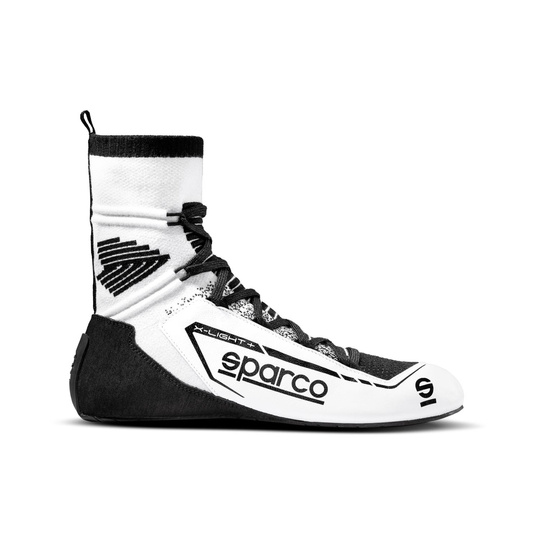 Sparco Schuhe X-Light+ weiß/schwarz (FIA)