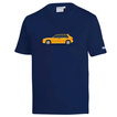 Sparco T-Shirt Lancia HF Delta Integrale marineblau/gelb
