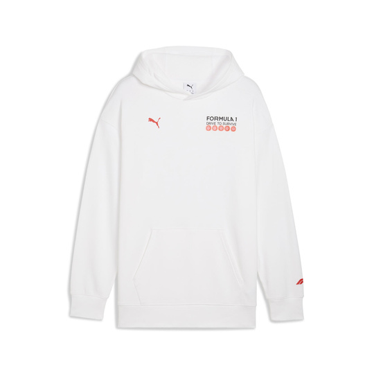 Formula 1 Kapuzenpullover DTS Relaxed weiß
