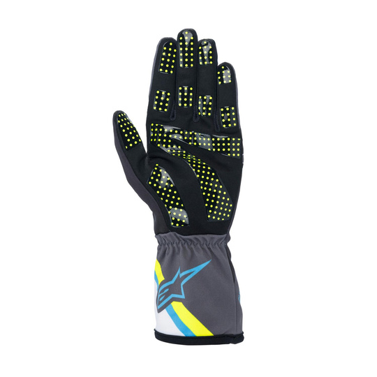 Alpinestars Karthandschuh TECH-1 K RACE V2 GRAPH Grau-Blau
