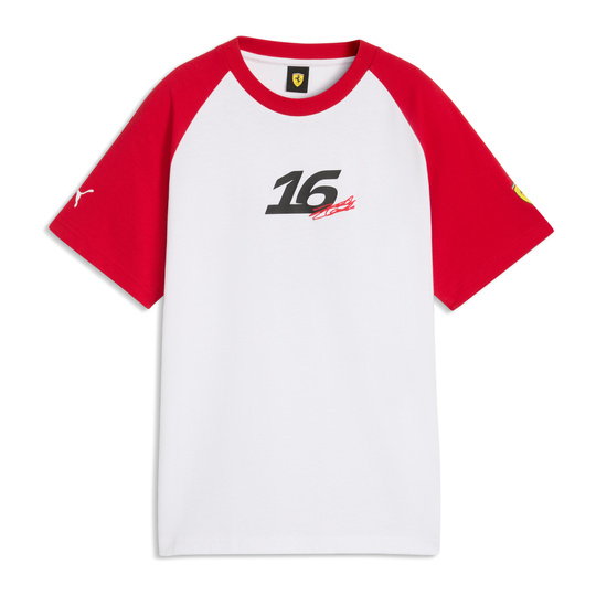 Scuderia Ferrari F1 2026 Charles Leclerc T-Shirt Graphic weiß