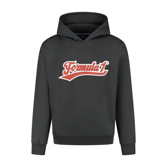 Formula 1 2025 Herren Kapuzenpullover Heritage Graphic Schwarz