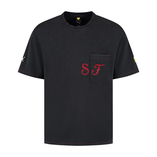 Ferrari F1 2025 Herren Graphic T-Shirt Schwarz