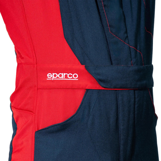 Sparco Rennanzug Sprint Advanced Asymetrical marineblau/rot (FIA)