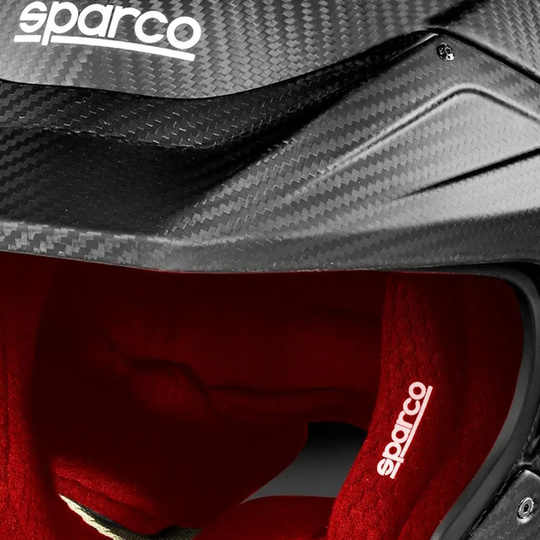 Sparco Helm Flux RJ-i Carbon rot (FIA)