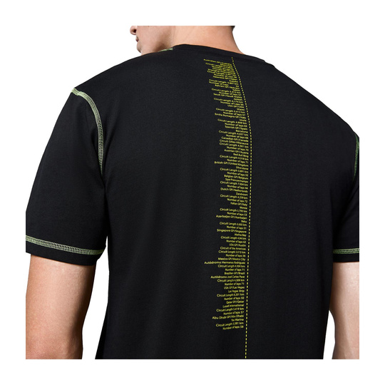 Aston Martin F1 2025 Herren T-Shirt Data Graphic