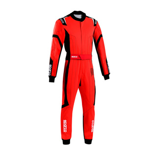 Sparco Kinder Kartoverall THUNDER Rot (FIA)