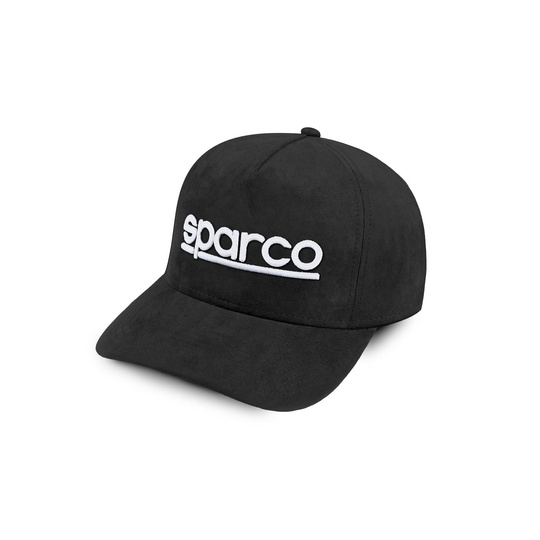 Sparco Cap Suede schwarz