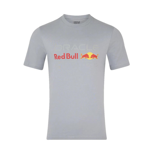 Red Bull Racing 2025 Herren T-Shirt Front Logo Grau