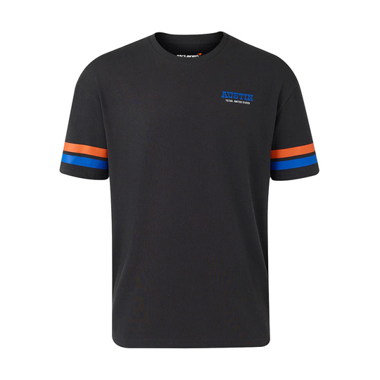 McLaren F1 2025 Herren T-Shirt Austin GP Grau