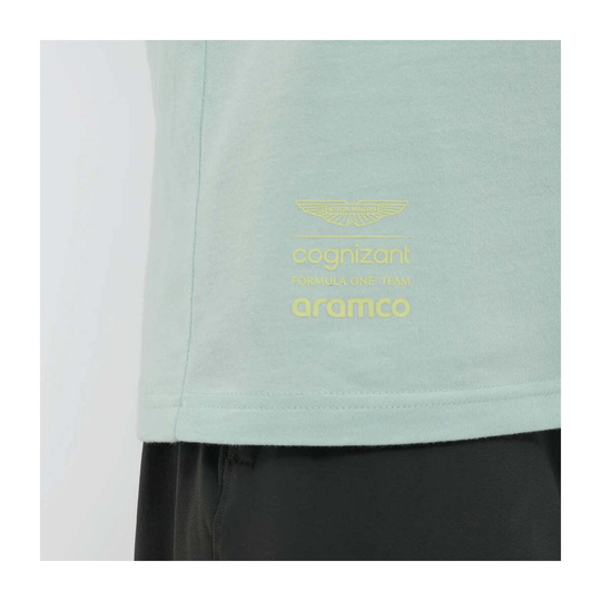 Aston Martin F1 Herren T-shirt Miami Blau