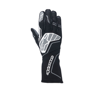 Alpinestars Tech-1 ZX V4 Schwarz Rennhandschuhe (FIA)