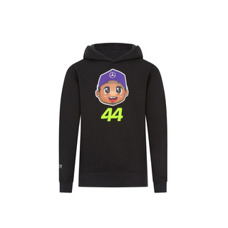 Mercedes AMG F1 2024 Kinder Sweatshirt Kapuzenpullover mit Cartoon-Grafik