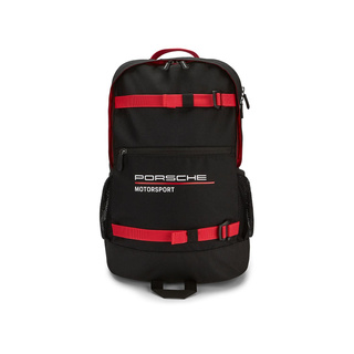 Porsche Motorsport 2025 Rucksack Logo schwarz