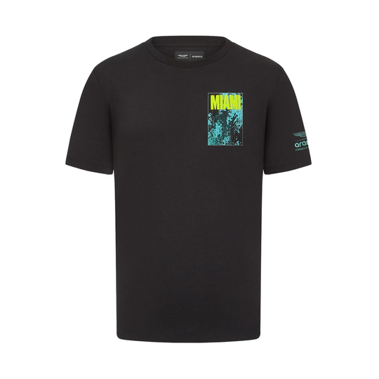 Aston Martin F1 T-Shirt Midnight Miami