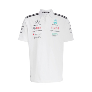 Mercedes AMG F1 2025 Herren Poloshirt Team Weiß