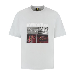 Ferrari F1 2025 Herren T-Shirt Driver Gray