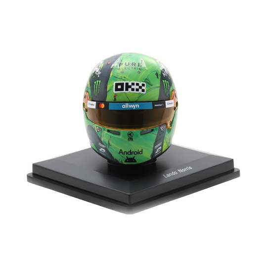 McLaren F1 Lando Norris Miniaturhelm Las Vegas GP 1:5