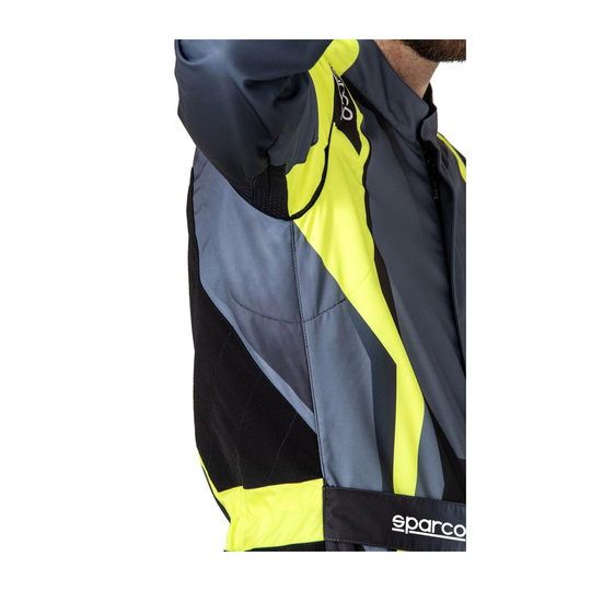 Sparco Kartoverall PRIME K 8877-2022 Schwarz-Gelb (FIA)