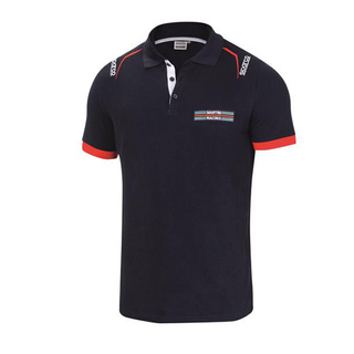 Sparco Poloshirt Martini Logo marineblau