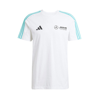 Mercedes AMG F1 2025 Herren T-Shirt DNA Logo Weiß