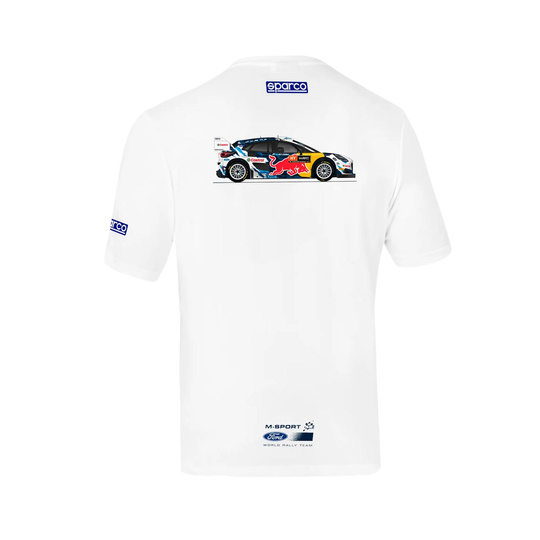 Sparco M-Sport Herren T-shirt Rally Car Weiß