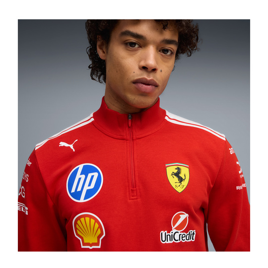 Scuderia Ferrari F1 2026 Team Sweatshirt T7 Half Zip