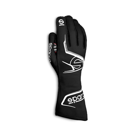 Sparco Handschuh ARROW MY20 Schwarz/Weiß (Homologation FIA)