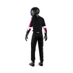 Sparco Damen-Kartanzug Kerb schwarz/rosa (FIA)