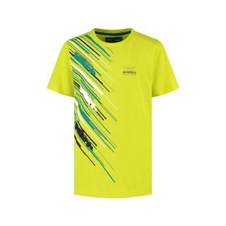 Aston Martin F1 Kinder-T-Shirt Graphic limettengrün