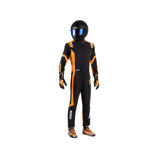 Sparco Kartanzug Thunder schwarz/orange (FIA)