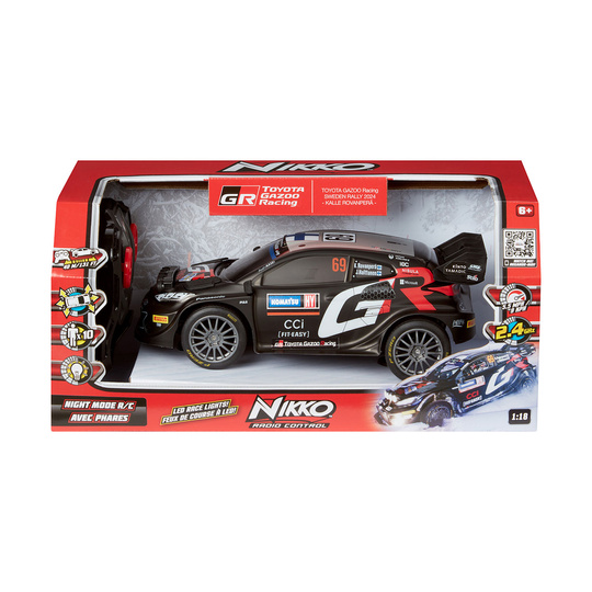 Toyota Gazoo Racing Kalle Rovanpera RC-Modellauto 1:18 WRC Yaris Rally1