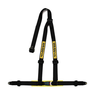 Sabelt 3-Punkt-Gurt 2" schwarz (ECE) Bolt-On