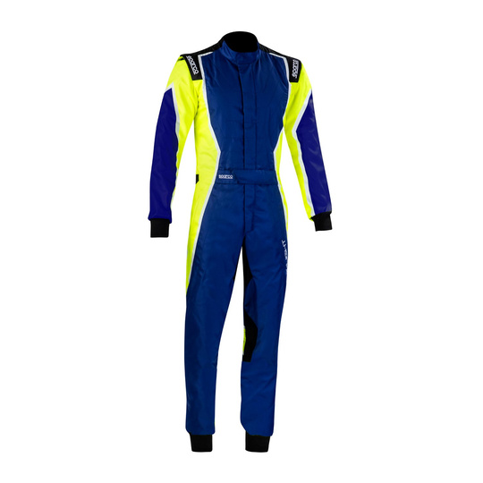 Sparco Kartoverall X-LIGHT K MY22 Blau-Gelb (CIK-FIA)