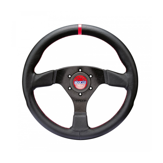 Sparco Lenkrad R383 Champion schwarz/rot