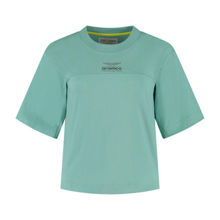 Aston Martin F1 2025 Damen T-Shirt Crop Top