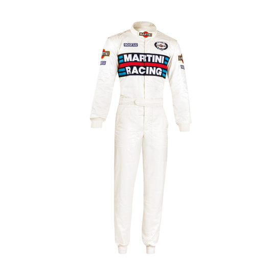 Sparco Rennanzug Competition Martini Racing weiß (FIA)