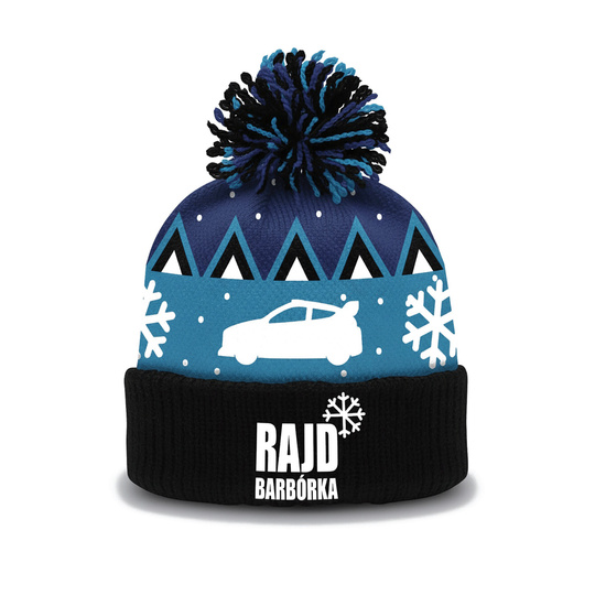 Barbórka Rally Wintermütze Schwarz