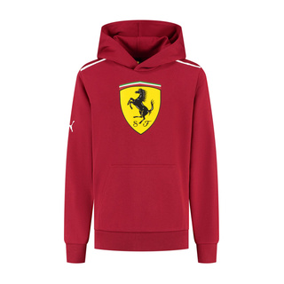 Ferrari F1 2025 Kinder Sweatshirt Shield Rot