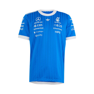 Mercedes AMG F1 2026 T-Shirt Authentic Blue Wonder